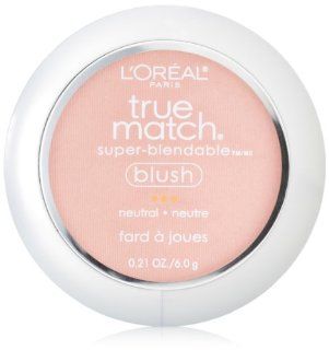 L'Oreal Paris True Match Super Blendable Blush, Precious Peach, 0.21 Ounce  Face Blushes  Beauty