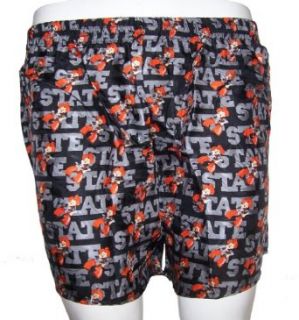 Merge Left College Classics OKLAHOMA STATE UNIVERSITY PISTOL PETE 100% Silk Boxers at  Mens Clothing store: Boxer Shorts