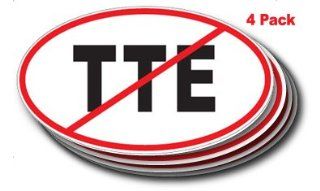 Anti TTE Oval Sticker 4 pack: Everything Else