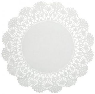 Hoffmaster 500239 12" White Round Cambridge Lace Doily (Case of 1,000): Industrial & Scientific