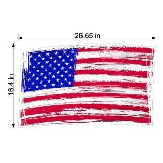 Peel and Stick American Flag Sticker Decal Removable/Repositionable Wall Art   Wall Decor