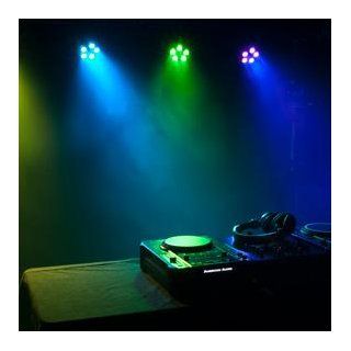 American DJ Mega TriPar Profile RGB Color Mixing Slim Par Can LED Light: Musical Instruments
