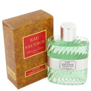 EAU SAUVAGE by Christian Dior After Shave 3.4 oz / 100 ml for Men + BOWLING GREEN by Geoffrey Beene After Shave Lotion (unboxed) 2 oz for Men : Beauty