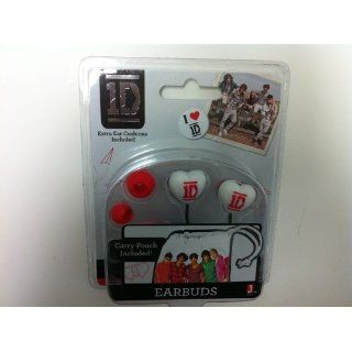 1 Direction Earbuds, Black with Pink Logo: Electronics