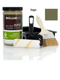 Reclaim Paint  Quart (color) SAGE   Cabinet or Furniture Paint /Now You Can Reclaim Almost Any Surface with This Combination Primer/finish/sealer Formula That Cures to a Durable, Washable Surface in Just One or Two Coats   Home And Garden Products  