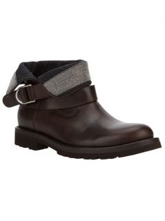 Brunello Cucinelli Fold over Ankle Boot