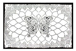 Shop Black & White Butterfly Tapestry  Measures approximately 60" x 90" at the  Home Dcor Store. Find the latest styles with the lowest prices from Sunshine Joy