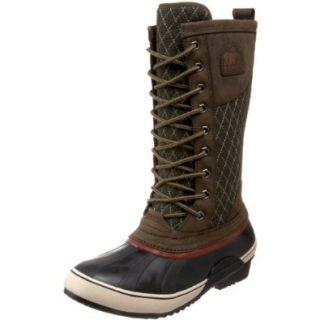 Sorel Women's Sorelli Tall NL1619 Boot,Cargo/Red Rover,11 M US: Shoes