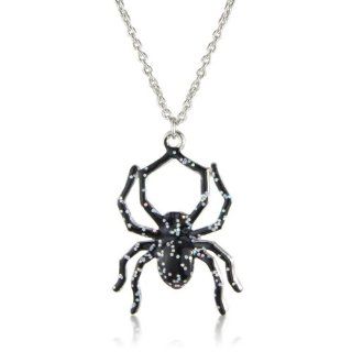 Spider Necklace   matching Earring available also adjustable Black Spider Ring   arrives in lovely gift bag. Kacie Lee Jewelry