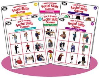Ask and Answer Social Skills Game   Super Duper Educational Learning Toy for Kids: Keri Spielvogle: Toys & Games