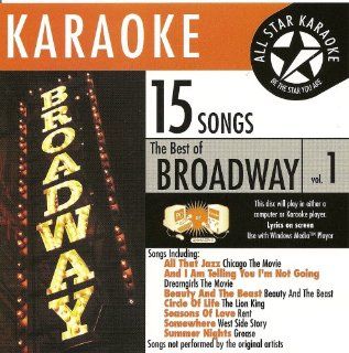 ASK 1551 Broadway Karaoke Vol 1.: Dreamgirls, Rent and Chicago: Music