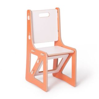 Sprout Kids Desk Chairs (Set of 2) KC001 Finish: Orange Sides, White Seat