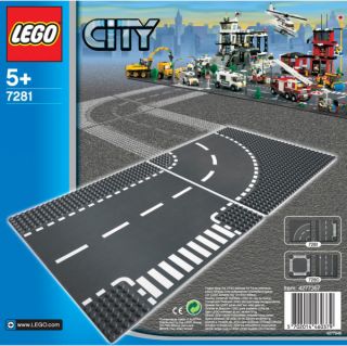LEGO City: T junction and Curve (7281)      Toys