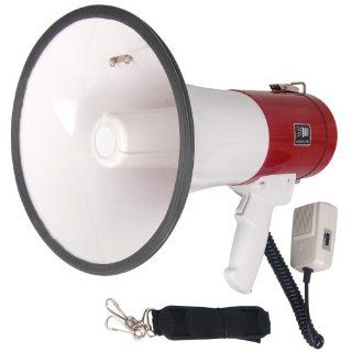 25 Watt Hand Held Megaphone with Sound Coverage of Approximately 700 Meters : Coaches Megaphones : Sports & Outdoors