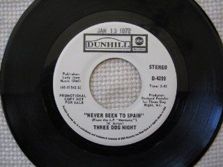 never been to spain 45 rpm single: Music