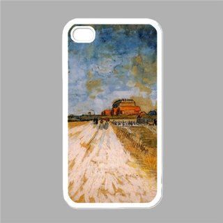 Road Running Beside The Paris Ramparts By Vincent Van Gogh White Iphone 4   Iphone 4s Case: Cell Phones & Accessories