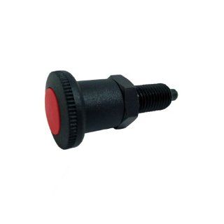 GN 414 Series Steel Types C/CK Metric Size Safety Indexing Plunger with Plunger Locked in Both Positions, without Lock Nut, M16 x 1.5mm Thread Size, 26mm Thread Length, 8mm Pin Diameter, 12mm Retraction Length: Metalworking Workholding: Industrial & Sc