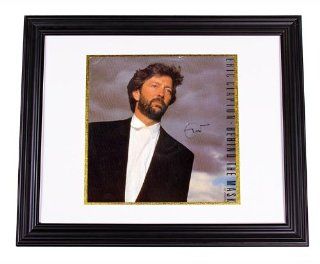 Eric Clapton Autographed Behind The Mask Signed LP Album: Eric Clapton: Entertainment Collectibles