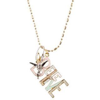 Disney Couture Icon "Believe" Pendant Necklace at  Womens Clothing store: Apparel Accessories