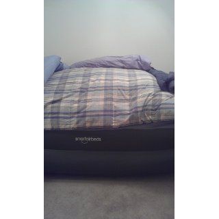 Smart Air Beds Queen Raised Pillowtop Air Bed with Remote Control, Gray: Sports & Outdoors