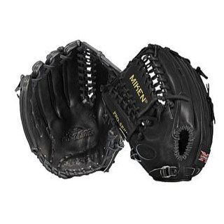 Miken Pro Series 12.75" Baseball Glove, Black, Left Hand Throw : Baseball Infielders Gloves : Sports & Outdoors