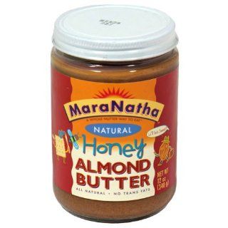 Maranatha, Almond Butter Sweet Honey With S, 12 Ounce : Peanuts : Grocery & Gourmet Food