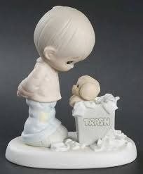 Precious Moments (You Just Cannot Chuck a Good Friendship) : Collectible Figurines : Everything Else