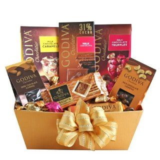 California Delicious Godiva Milk Chocolate Gift Basket  Gourmet Chocolate Gifts  Grocery & Gourmet Food