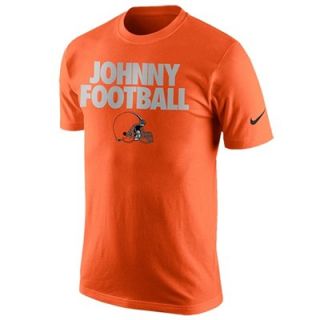 Johnny Manziel Cleveland Browns Nike Johnny Football QT T Shirt   Orange