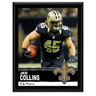 Jed Collins New Orleans Saints Sublimated 10.5 x 13 Plaque