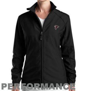 Cutter & Buck Atlanta Falcons Ladies Black Full Zip Performance Windshirt