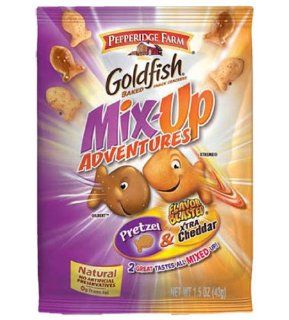PEPPERIDGE FARM Goldfish Adventure Mix Ups, 72 Count Pouches : Snack Food : Grocery & Gourmet Food