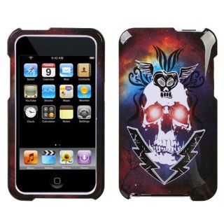 Hard Plastic Snap on Cover Fits Apple iPod Touch 2(2nd Generation) 3(3rd Generation) Lightning Skull (does NOT fit iPod Touch 1st,4th or 5th generations) Cell Phones & Accessories