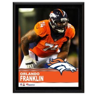 Orlando Franklin Denver Broncos Sublimated 10.5 x 13 Plaque