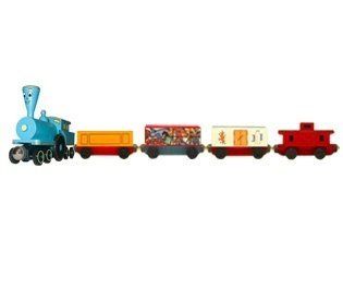 Little Engine That Could   Wooden Train Set Toy   Made in USA, No Lead Paint: Toys & Games