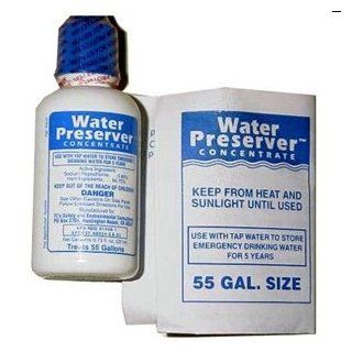 55 Gallon Water Preserver Concentrate 5 Year Emergency Disaster Preparedness, Survival Kits, Emergency Water Storage, Earthquake, Hurricane, Safety   Emergency Water Supplies  