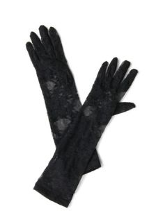The Clock Strikes Midnight Gloves  Mod Retro Vintage Gloves