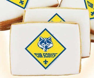 Cub Scouts Emblem Cookies Eight Dozen : Packaged Shortbread Snack Cookies : Grocery & Gourmet Food