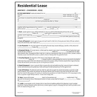 SOMLF310   Residential Lease Real Estate Forms: Everything Else
