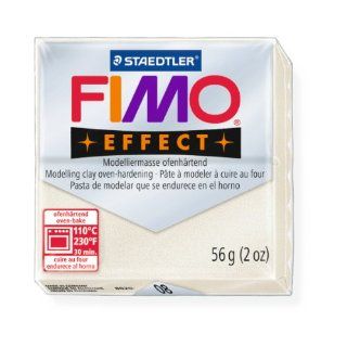 FIMO Effect 1.97 oz Bar   Metallic Mother of Pearl : Arts And Crafts Supplies : Office Products