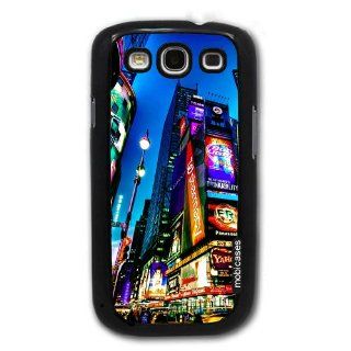Times Square New York City At Night   Protective Designer BLACK Case   Fits Samsung Galaxy S3 SIII i9300: Cell Phones & Accessories