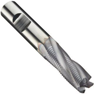Niagara Cutter SR420 Carbide End Mill, for Steel & Stainless Steel Roughing, TiCN Coated, 4 Flutes, 0.020" Chamfer End, 3/4" Cutting Length, 1/4" Cutting Diameter: Square Nose End Mills: Industrial & Scientific