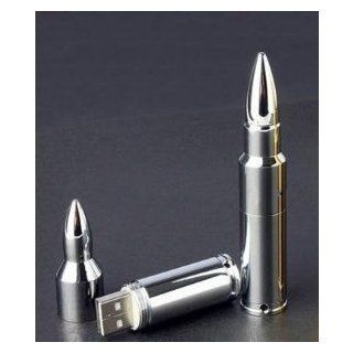 Bullet Silver 64gb USB 2.0 Memory Stick Flash Pen Drive Unique Model Enough Memory: Computers & Accessories