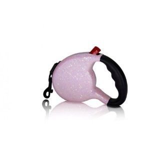 "The Executive" Pink 4ever glam Retractable Leash : Retractable Pet Leashes : Pet Supplies