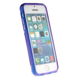 [Aftermarket Product] Clear Purple Matte Translucent Protective Soft Case Cover Shell For iPhone 5C: Cell Phones & Accessories