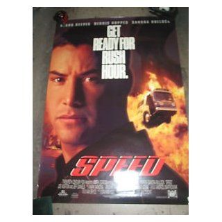 SPEED / ORIGINAL U.S. ONE SHEET MOVIE POSTER (KEANU REEVES & SANDRA BULLOCK): KEANU REEVES & SANDRA BULLOCK: Entertainment Collectibles