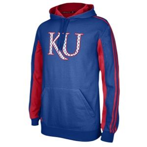 adidas College Statement Pullover Hoodie   Mens   Basketball   Clothing   Kansas Jayhawks   Royal/University Red