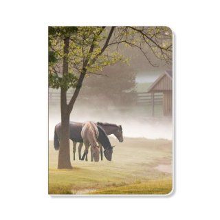ECOeverywhere Horses In The Mist Number 3 Journal, 160 Pages, 7.625 x 5.625 Inches, Multicolored (jr12427) : Hardcover Executive Notebooks : Office Products