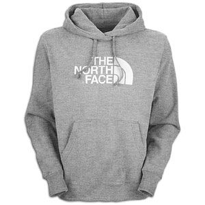 The North Face Half Dome Hoodie   Mens   Casual   Clothing   Heather Grey/Tnf White