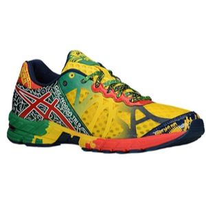 ASICS Gel   Noosa Tri 9   Mens   Running   Shoes   Citrus Yellow/Red Pepper/Green